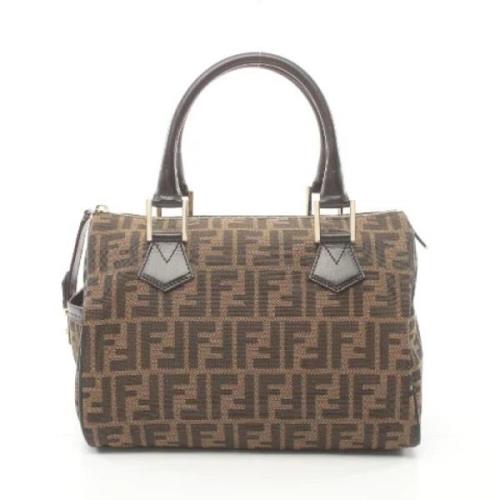 Pre-owned Canvas handbags Fendi Vintage , Brown , Dames