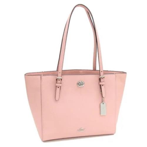 Pre-owned Leather shoulder-bags Coach Pre-owned , Pink , Dames