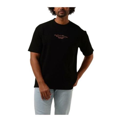 Heren Polo & T-shirts Cole Road Tee Woodbird , Black , Heren