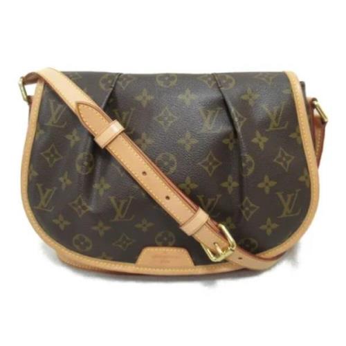 Pre-owned Fabric louis-vuitton-bags Louis Vuitton Vintage , Brown , Da...