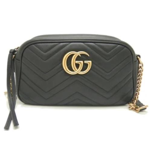 Pre-owned Leather gucci-bags Gucci Vintage , Black , Dames