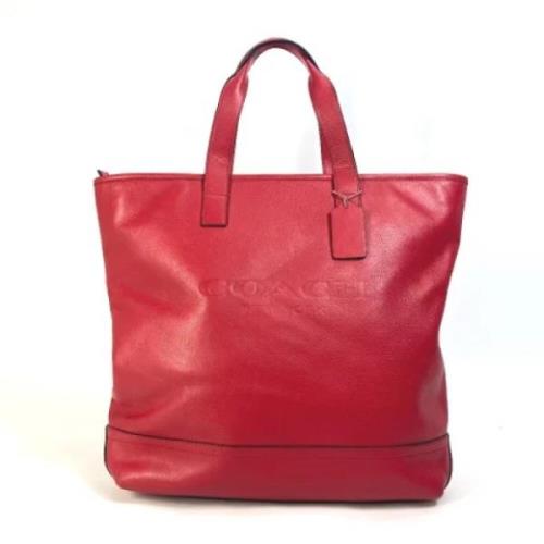 Pre-owned Leather handbags Coach Pre-owned , Red , Dames