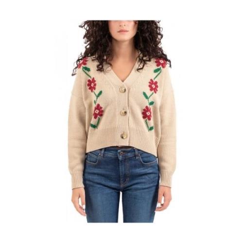 Dames Cardigan Sweater Weekend , Beige , Dames