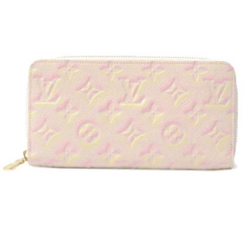 Pre-owned Canvas wallets Louis Vuitton Vintage , Pink , Dames