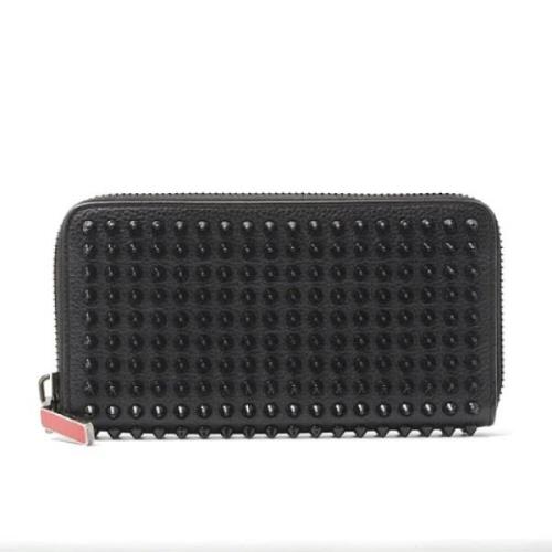 Pre-owned Leather wallets Christian Louboutin Pre-owned , Black , Dame...