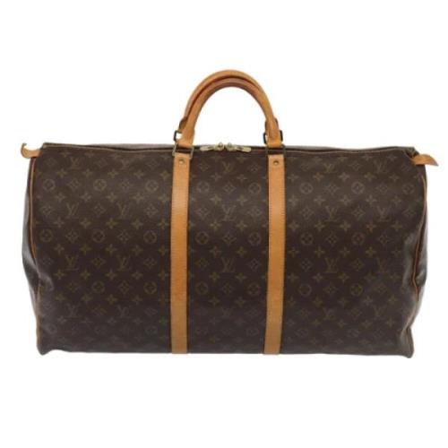 Pre-owned Canvas travel-bags Louis Vuitton Vintage , Brown , Unisex