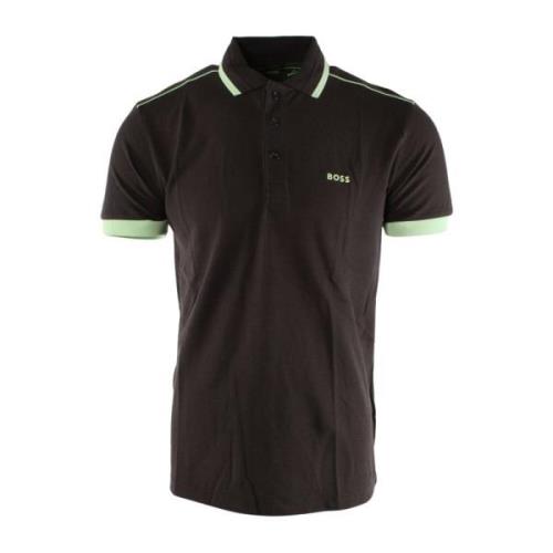 Klassieke Grijze Katoenen Polo Hugo Boss , Gray , Heren