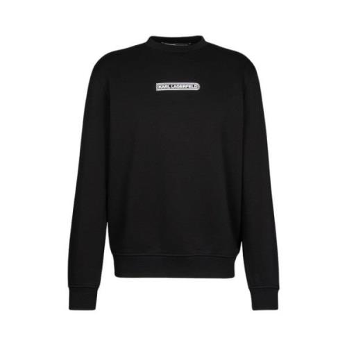 Logo Print Sweatshirt Karl Lagerfeld , Black , Heren