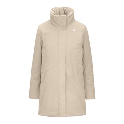 Stijlvolle Herenjas K-Way , Beige , Dames