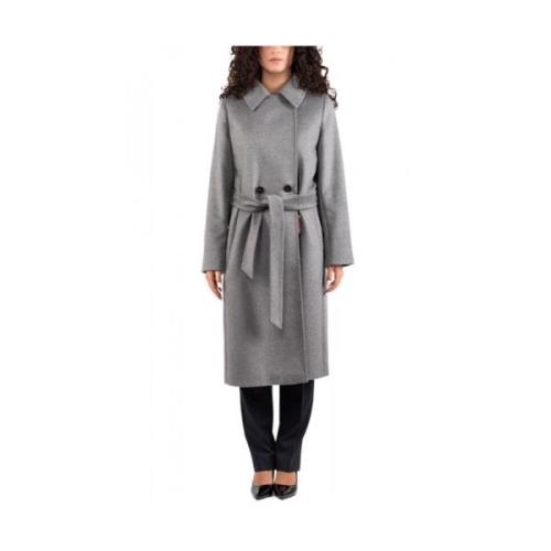 Damesjas met kraag Max Mara , Gray , Dames