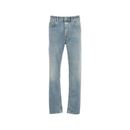 Blauwe Jeans Aw24 Closed , Blue , Heren