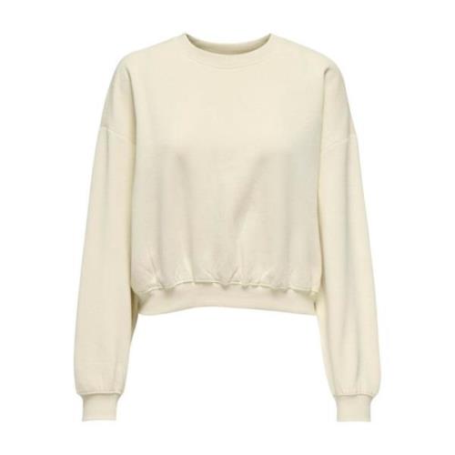 Modieuze Sweatshirt Only , Beige , Dames