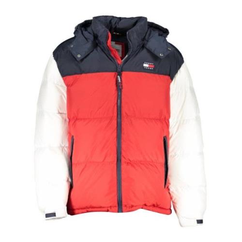 Blauwe Heren Donsjas Tommy Hilfiger , Multicolor , Heren