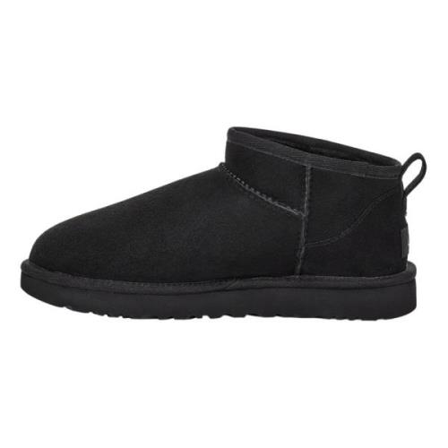 Klassieke Ultra Mini Zwarte Laarzen UGG , Black , Dames