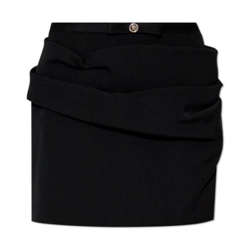 Korte rok Versace , Black , Dames