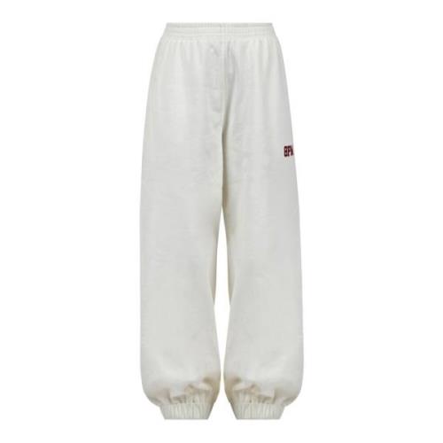 Glitter Logo Sweatpants 8PM , White , Dames