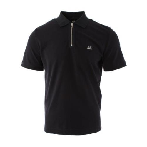 Blauwe Slim Fit Polo Shirt C.p. Company , Blue , Heren