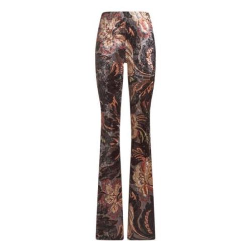 Bloemenprint Wijde Broek Etro , Multicolor , Dames