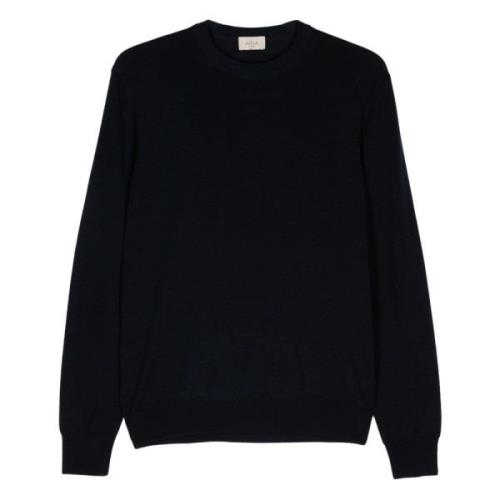 Merino Crew Neck Sweater Altea , Blue , Heren