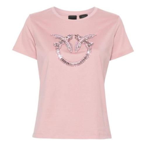 Quentin T-Shirt Pinko , Pink , Dames