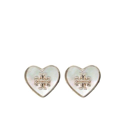 Hart Studs Accessoires Tory Burch , Gray , Dames