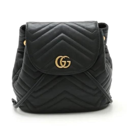 Pre-owned Leather gucci-bags Gucci Vintage , Black , Dames