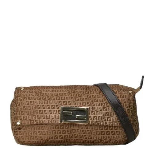 Pre-owned Canvas fendi-bags Fendi Vintage , Brown , Dames