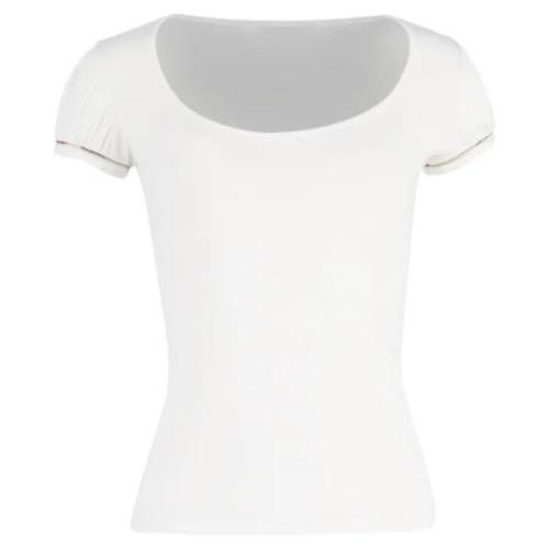 Pre-owned Cotton tops Burberry Vintage , White , Dames