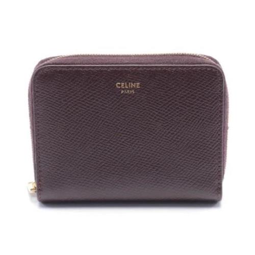 Pre-owned Leather wallets Celine Vintage , Brown , Dames