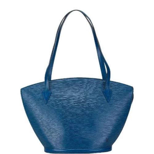 Pre-owned Leather louis-vuitton-bags Louis Vuitton Vintage , Blue , Da...