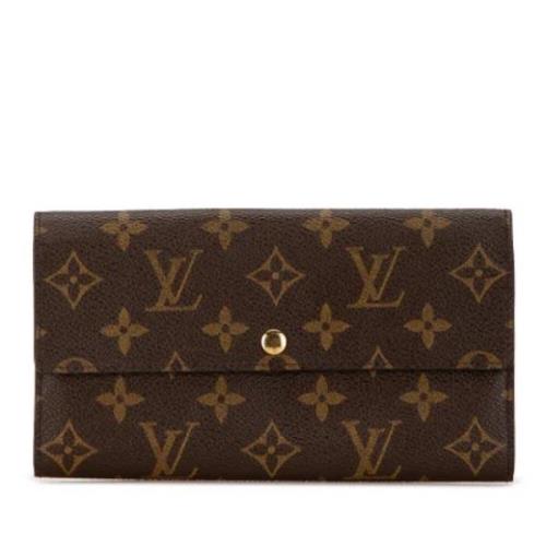 Pre-owned Canvas wallets Louis Vuitton Vintage , Brown , Dames