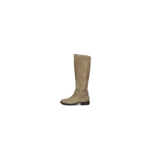 Suède Hoge Laarzen in Taupe Notre-v , Beige , Dames