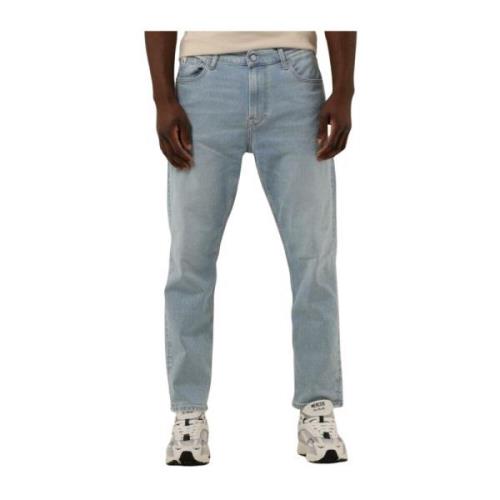 Dad Jean Straight Leg Blauwe Jeans Calvin Klein , Blue , Heren