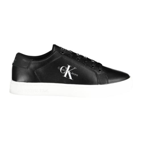 Sportieve Veterschoenen Zwart Contrast Print Calvin Klein , Black , He...