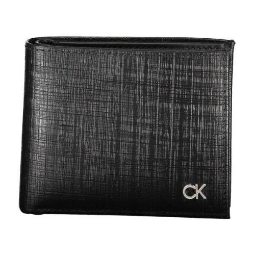 Heren Portemonnee Zwart Rfid Blokkeren Calvin Klein , Black , Heren