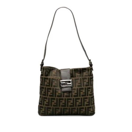 Pre-owned Canvas fendi-bags Fendi Vintage , Brown , Dames