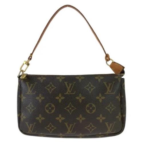 Pre-owned Canvas louis-vuitton-bags Louis Vuitton Vintage , Brown , Da...