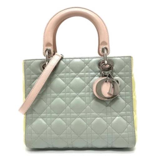 Pre-owned Leather dior-bags Dior Vintage , Green , Dames