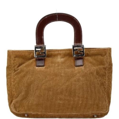 Pre-owned Canvas fendi-bags Fendi Vintage , Brown , Dames