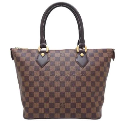 Pre-owned Canvas louis-vuitton-bags Louis Vuitton Vintage , Brown , Da...