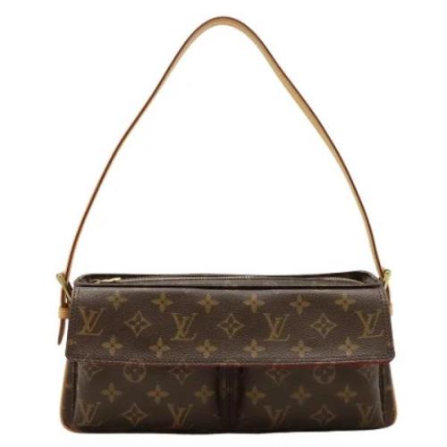 Pre-owned Canvas louis-vuitton-bags Louis Vuitton Vintage , Brown , Da...