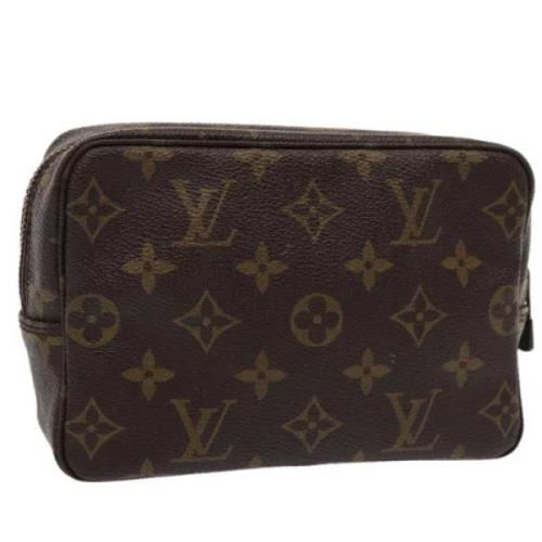 Pre-owned Canvas pouches Louis Vuitton Vintage , Brown , Dames