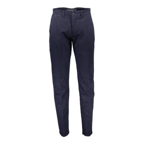 Heren Blauwe Smalle Broek Harmont & Blaine , Blue , Heren