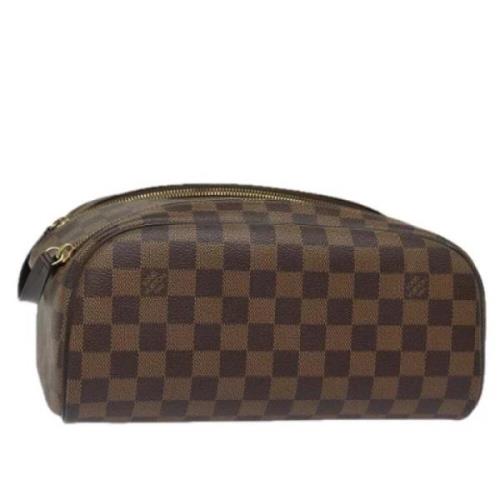 Pre-owned Canvas pouches Louis Vuitton Vintage , Brown , Dames