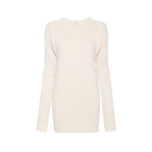 Jurk met afneembare mouwen licht crème Lemaire , Beige , Dames