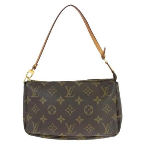 Pre-owned Canvas louis-vuitton-bags Louis Vuitton Vintage , Brown , Da...