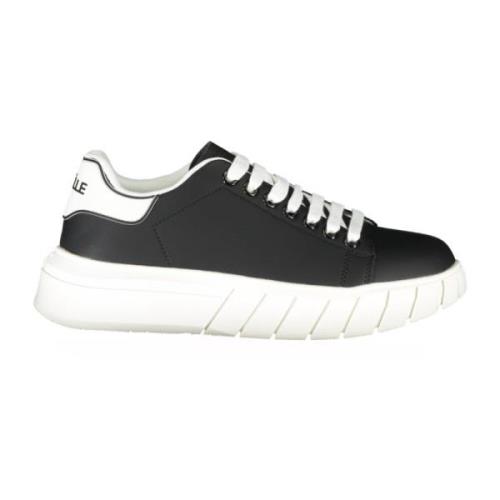 Sportieve Vetersneakers Zwart Contrast Logo Gaëlle Paris , Black , Her...