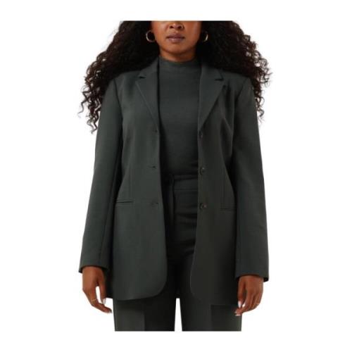 Groene Slimme Blazer Trendy Stijl Modström , Green , Dames