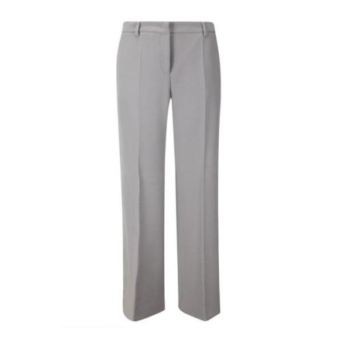 Wijde broek met persplooi Alberto Biani , Gray , Dames