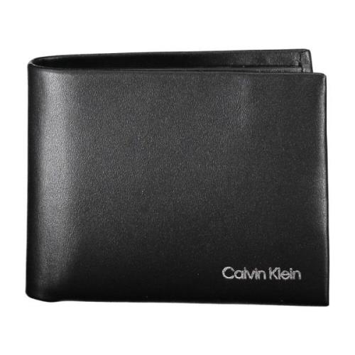 Heren Portemonnee Zwart Rfid Blok Calvin Klein , Black , Heren